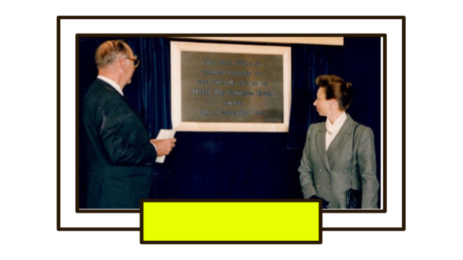 people looking at picture in a frame illustration