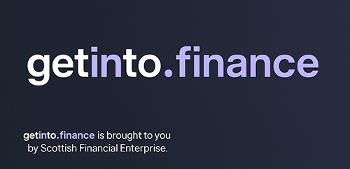 get into finance logo - brought to you by Scottish Financial Enterprise