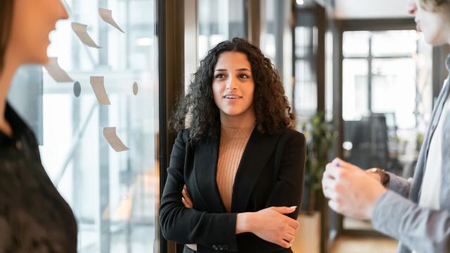 young coworkers working at modern office space