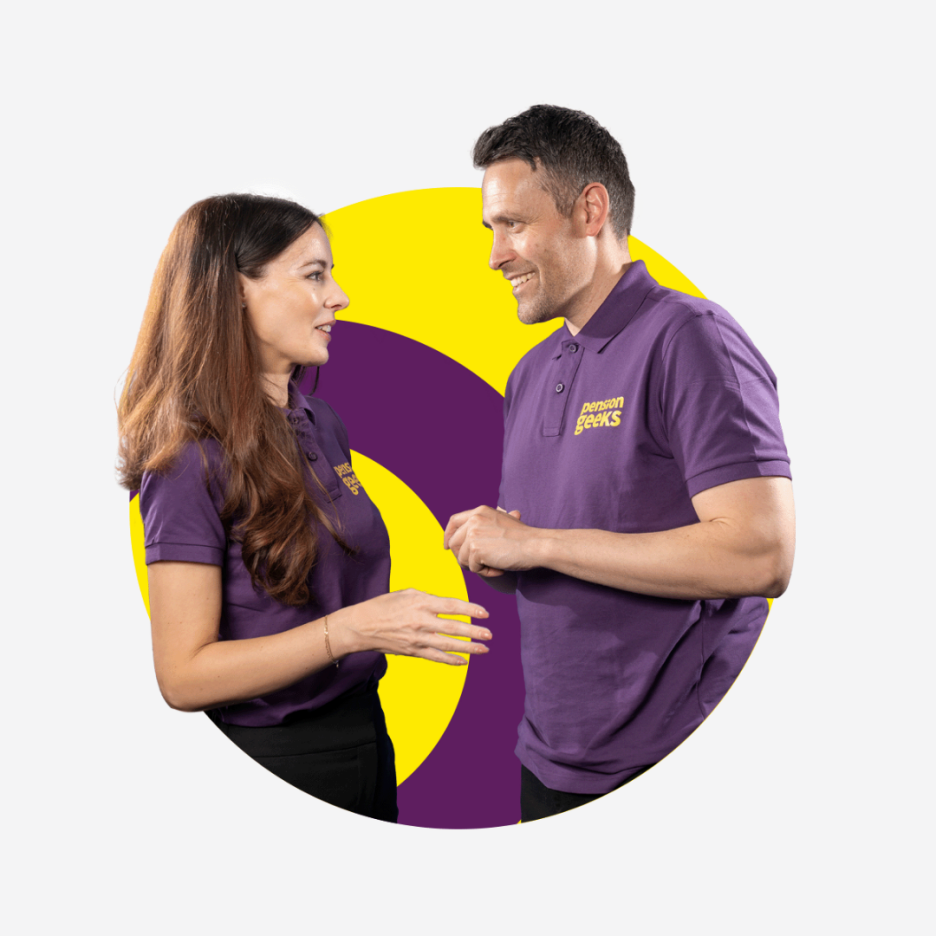 Profile of Jonathan Bland and Rachel Parkinson from Pension Geeks