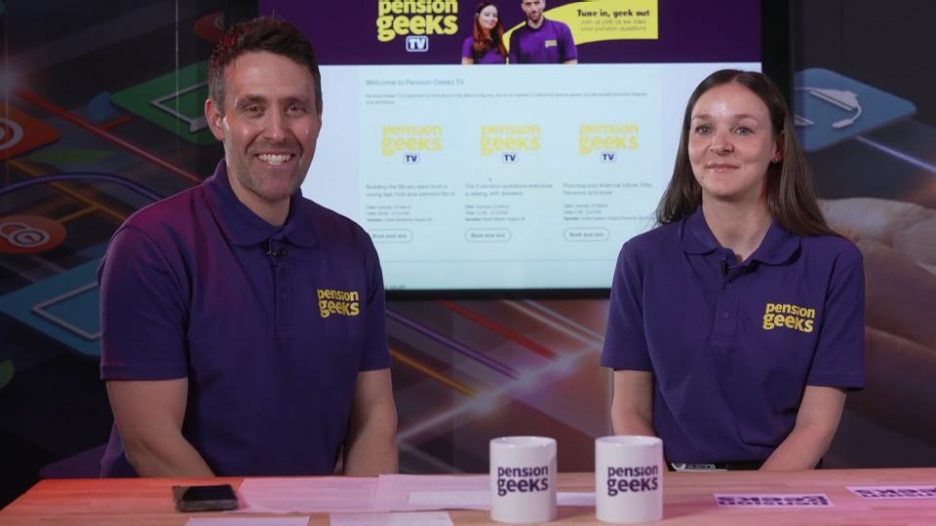 Jonathan Bland and Claire Bristowe on Pension Geeks TV
