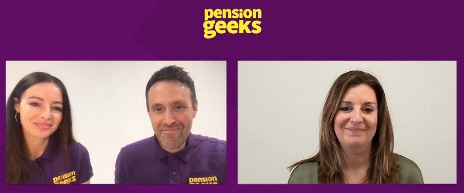 Jonathan Bland and Claire Bristowe on Pension Geeks TV
